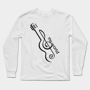 Music... My World Long Sleeve T-Shirt